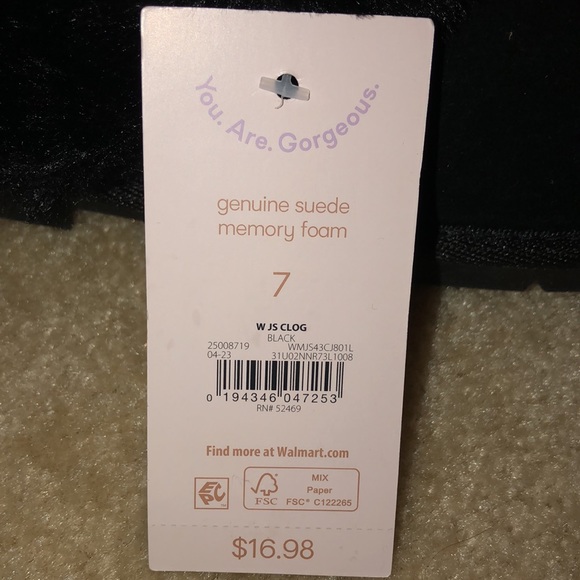 W JS Clog-House Shoes-Black - Picture 4 of 4